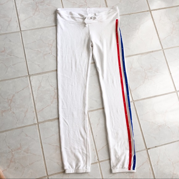 Wildfox Stars and Stripes White Joggers - Picture 2 of 10